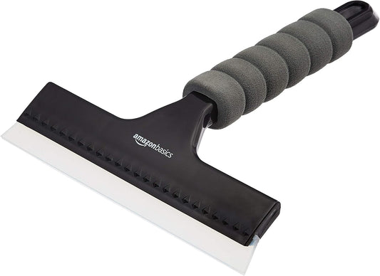 Amazon_Basics_All-Purpose_Window_Squeegee_with_Handle_for_Car_Windshield,_Shower,_Glass,_Mirror_Cleaning,_Silicone_Rubber_Blade,_Streak-Free_Results,_Lightweight,_Black,_8-inch