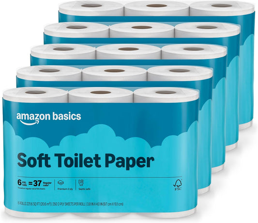 Amazon_Basics_2-Ply_Soft_Toilet_Paper,_30_Rolls_(5_Packs_of_6),_350_Sheets_per_Roll,_Septic_Safe,_Equivalent_to_185_Regular_Rolls