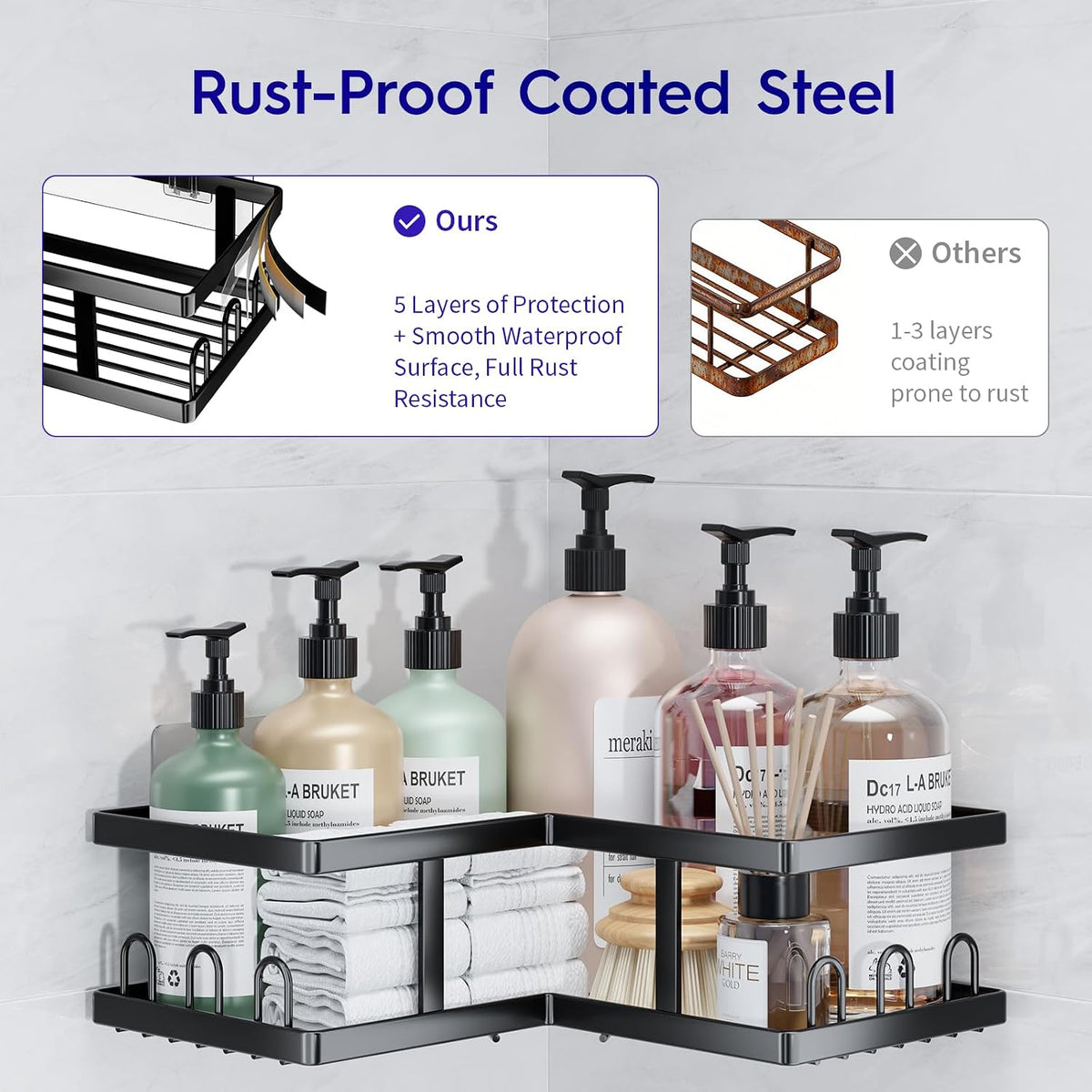 Youvip_Shower_Caddy_Corner_No_Drilling-Adhesive,_Shower_Shelves-Rustproof