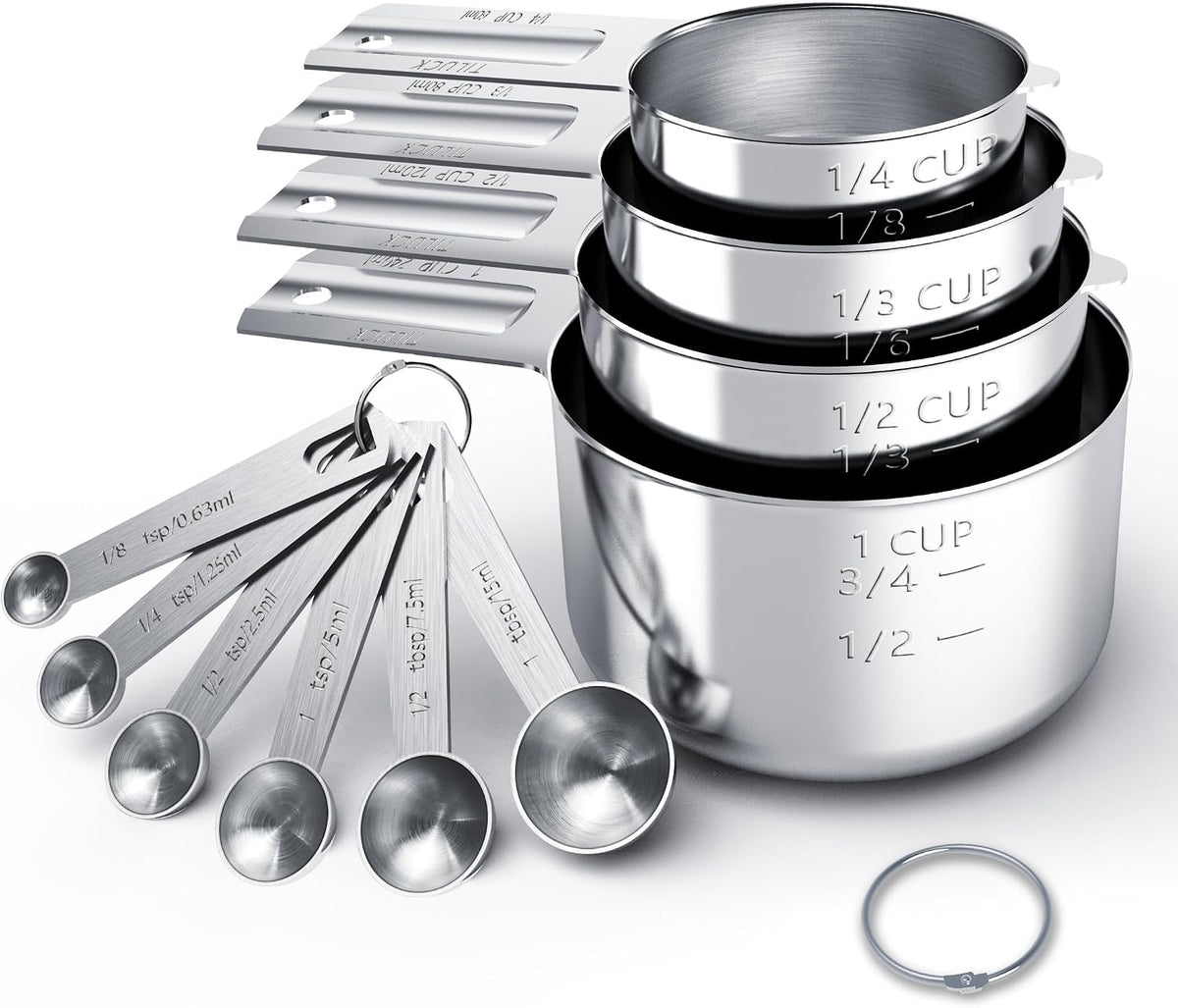 TILUCK_Stainless_Steel_Measuring_Cups_&_Spoons_Set,_Cups_and_Spoons