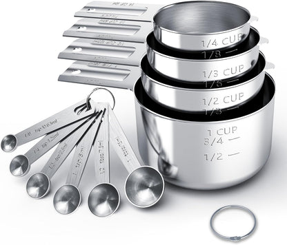 TILUCK_Stainless_Steel_Measuring_Cups_&_Spoons_Set,_Cups_and_Spoons