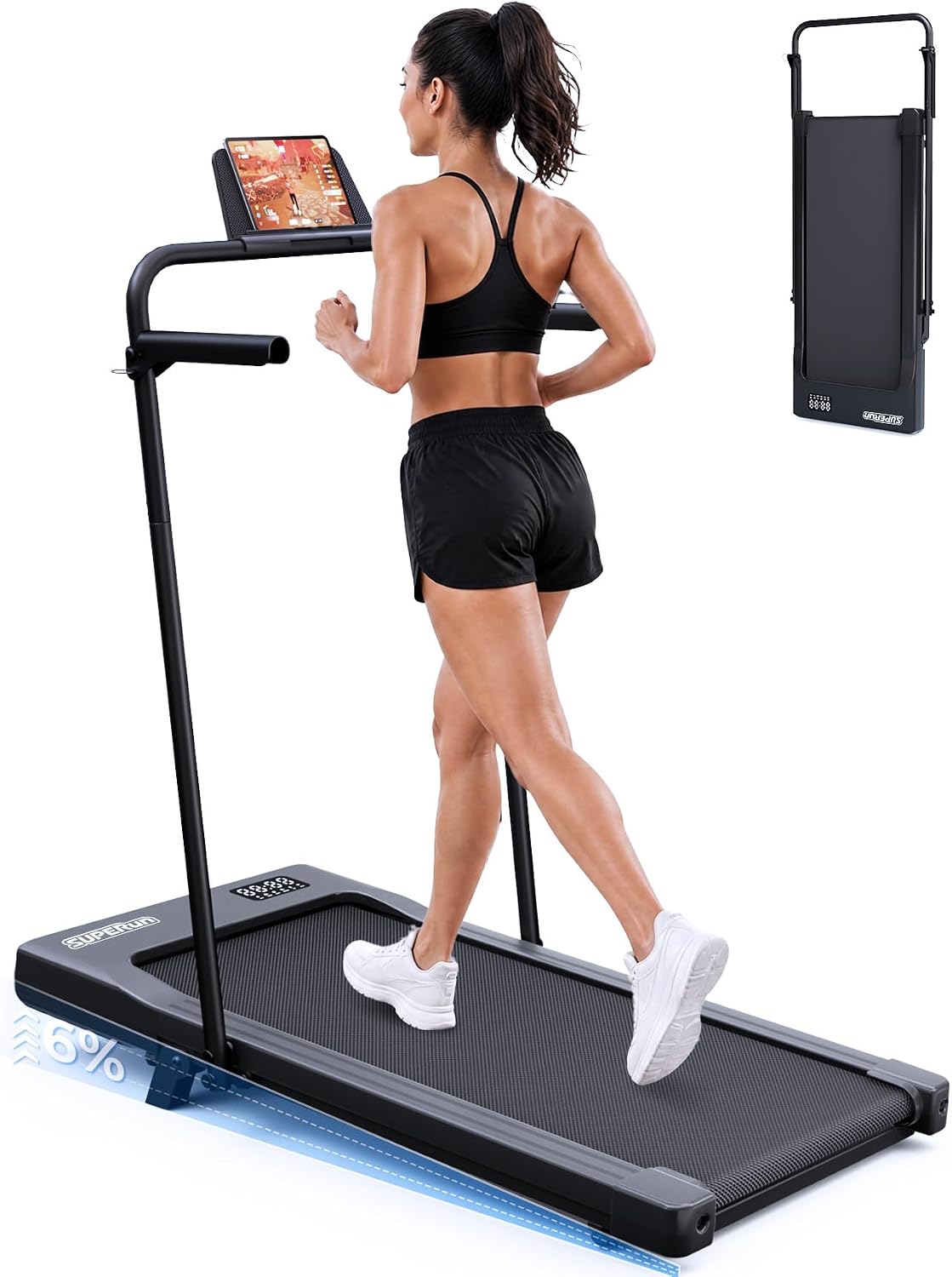 Superun_Walking_Pad_with_6%_Incline,_2.5HP_Treadmill,_0.6-3.8_MPH,_300_lbs