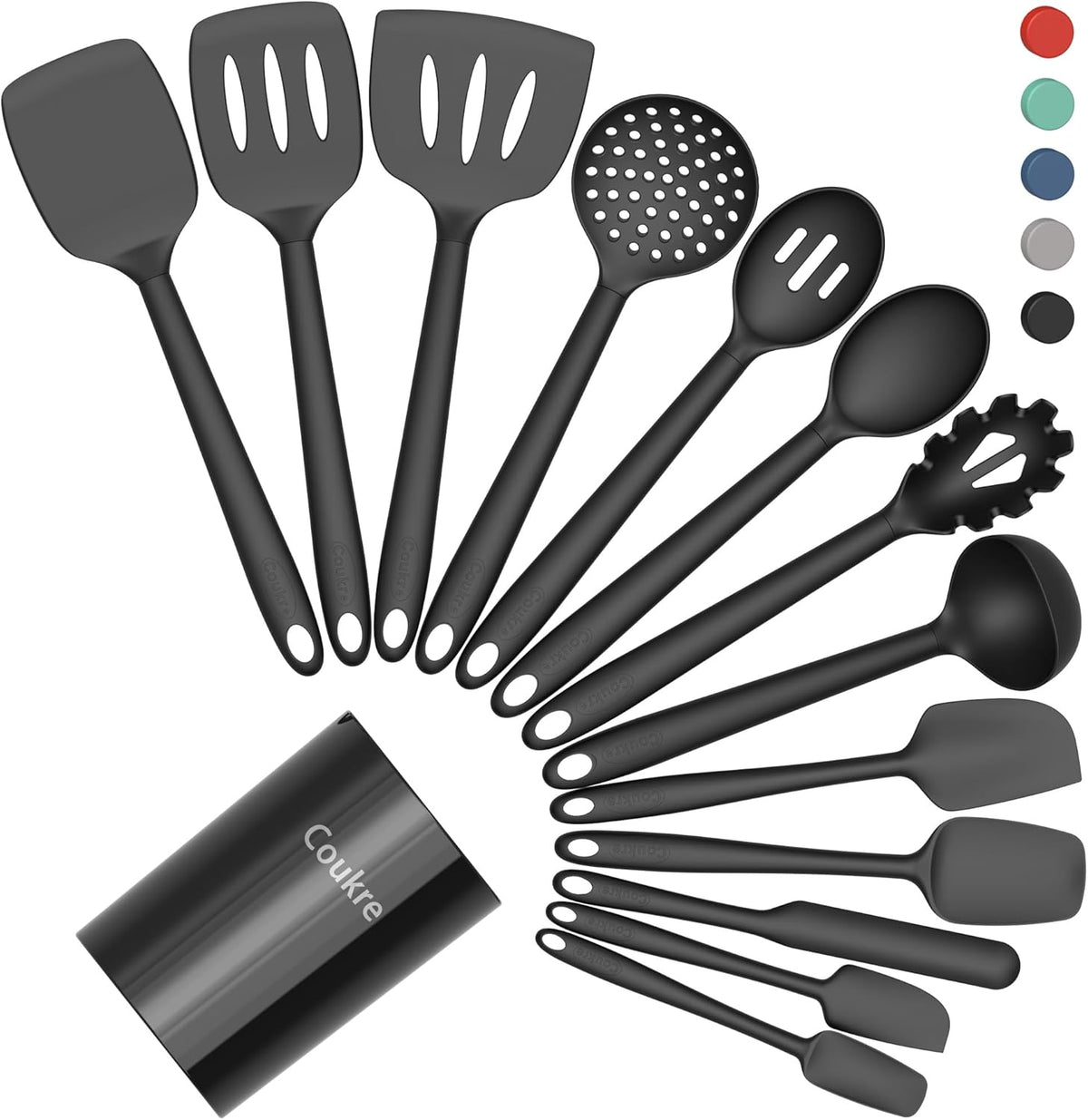 Coukre_Silicone_Kitchen_Cooking_Utensils_Set,_Heat_Resistant,_14-Piece