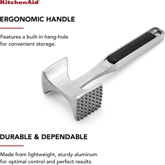 KitchenAid_Gourmet_Multi_Sided_Meat_Tenderizer_for_Pounding_Meats,_Nuts,_Shellfish,_ect,_Hang_Hole_for_Easy_Storage,_Hand_Wash,_One_Size,_Black