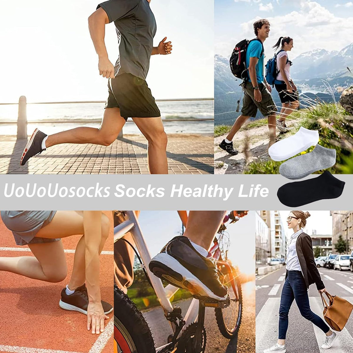 14_Pairs_Low_Cut_Ankle_Socks_for_Men/Women_Thin_Athletic_Sock_Pack_Socks