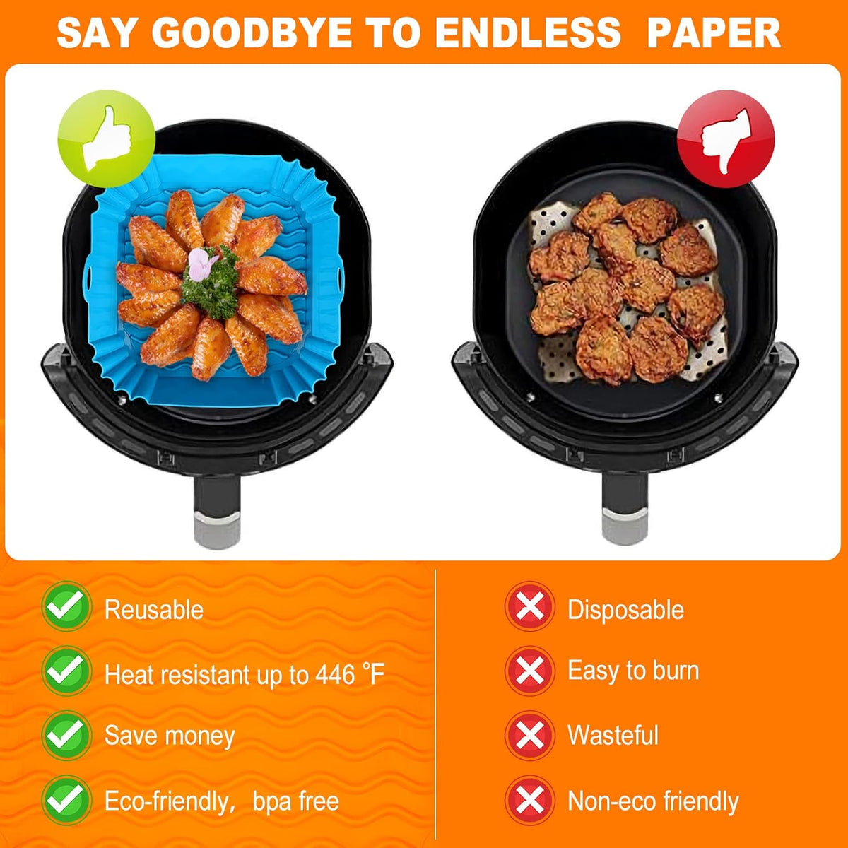 Boribim_2_PCS_Square_Silicone_Air_Fryer_Liners_-_8_Inch_Reusable_Air_Fryer_Pot_-_Air_Fryer_Accessories_-_Air_Fryer_Inserts_for_4_to_7_QT_Oven_Microwave_Accessories_(Red_+_Blue)