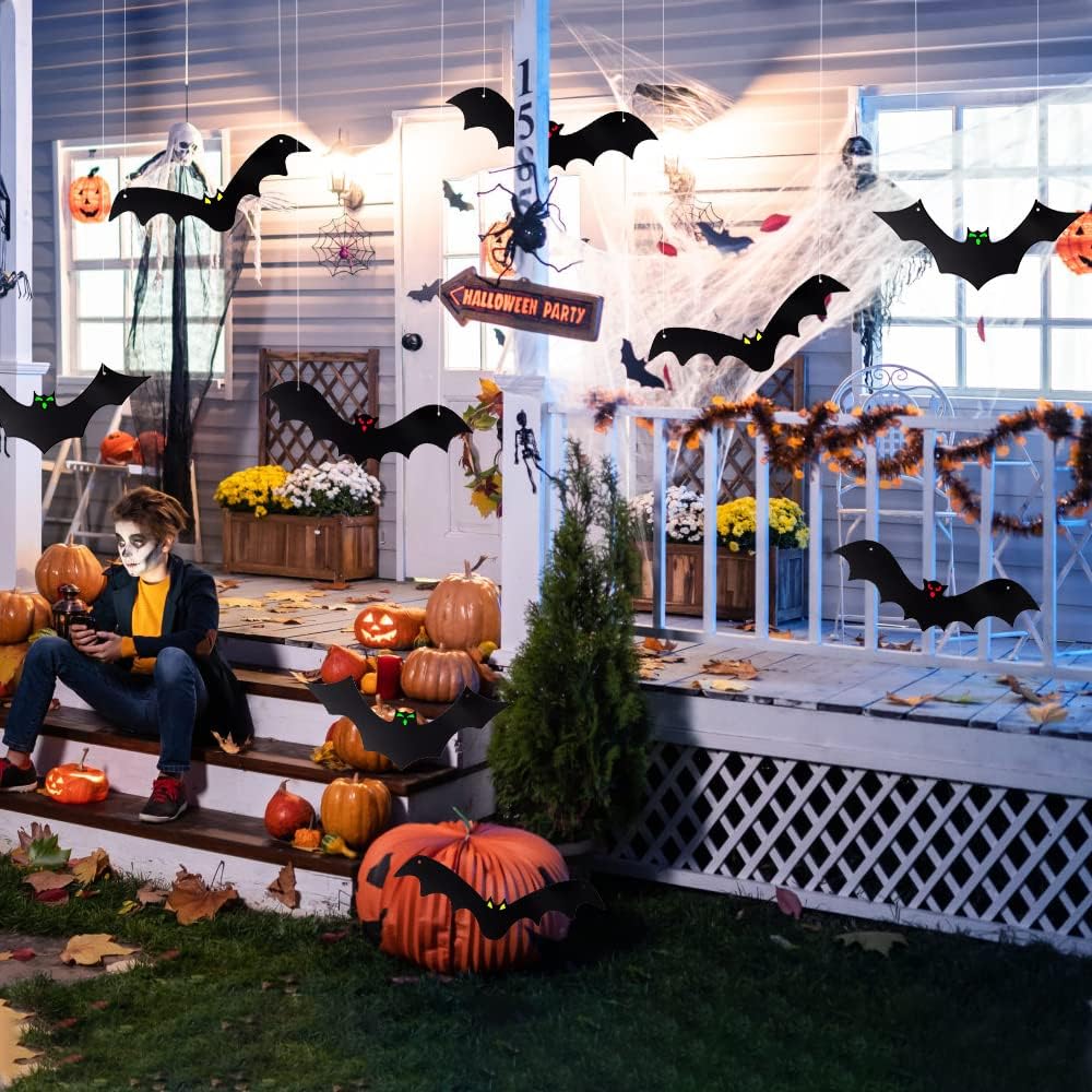 YUJUN_Halloween_Hanging_Bats_for_12PCS_3D_Halloween_Yard_Outdoor_Decoration