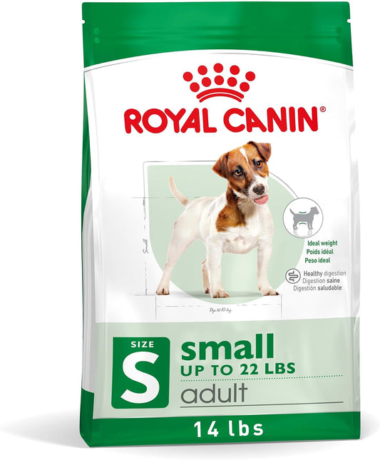 Royal_Canin_Size_Health_Nutrition_Small_Breed_Dog_Food_Dry,_Supports_Healthy_Weight,_Digestive_Health_and_Healthy_Skin_and_Coat,_14_lb_Bag