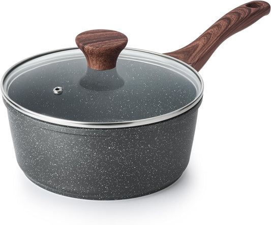 SENSARTE_Nonstick_Saucepan_with_Lid,_1.5_Quarts_Small_Pot_with_Swiss_Granite_Coating,_Stay-cool_Handle,_Multipurpose_Handy_Sauce_Pot_Small_Kitchen_Cooking_Pot,_Induction_Comptable,_PFOA_Free