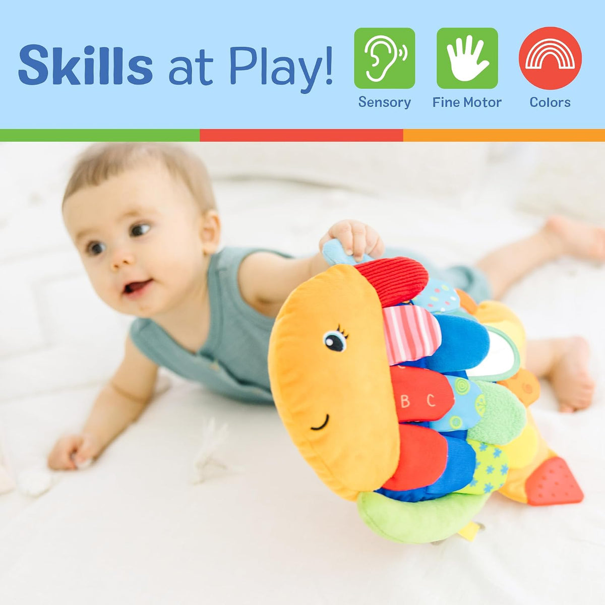 Melissa_&_Doug_K’s_Kids,_Flip_Fish_Stuffed_Animal,_Soft_Baby_Book,_Multi-Textured_Squeaking_&_Crinkling_Infant_Sensory_Toys_for_Babies_with_Baby_Mirror,_Tummy_Time_Toys_for_Infants_Ages_0–9_Months