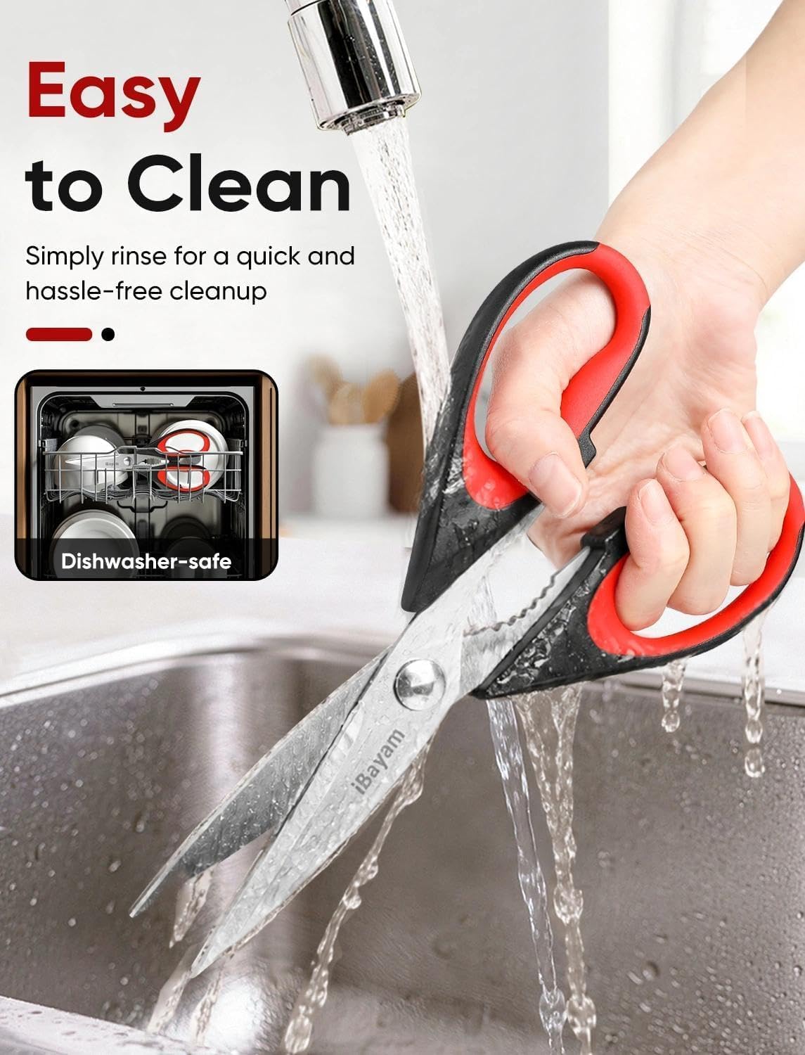 iBayam_Kitchen_Scissors_Shears_All_Purpose_Heavy_Duty,_Protective_Sheath