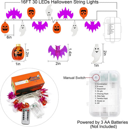 Zimati_Halloween_Lights_Decor_16_ft_30_LED_Battery_Operated_String_Light