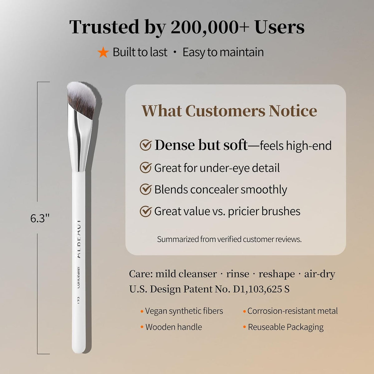 Albeaut_Concealer_Brush,_Angled_Under_Eye_Makeup_Small_Foundation_Precision_Face_Blending_Brush_(193_concealer_brush),_1pc
