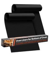 Oven Liners for Bottom of Oven - Large Heavy Duty Oven Mats, Reusable Matt Liner for Electric, Gas, Toaster Ovens & Grills, BPA & PFOA Free, Kitchen Essentials