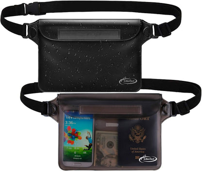 AiRunTech_Waterproof_Fanny_Pack,Phone_Pouch_Dry_Bag_for_Passport_Wallet_Purse,Floating_Waterproof_Bags_for_Travel_Beach_Swimming_Kayaking_Boating_Cruise_Accessories