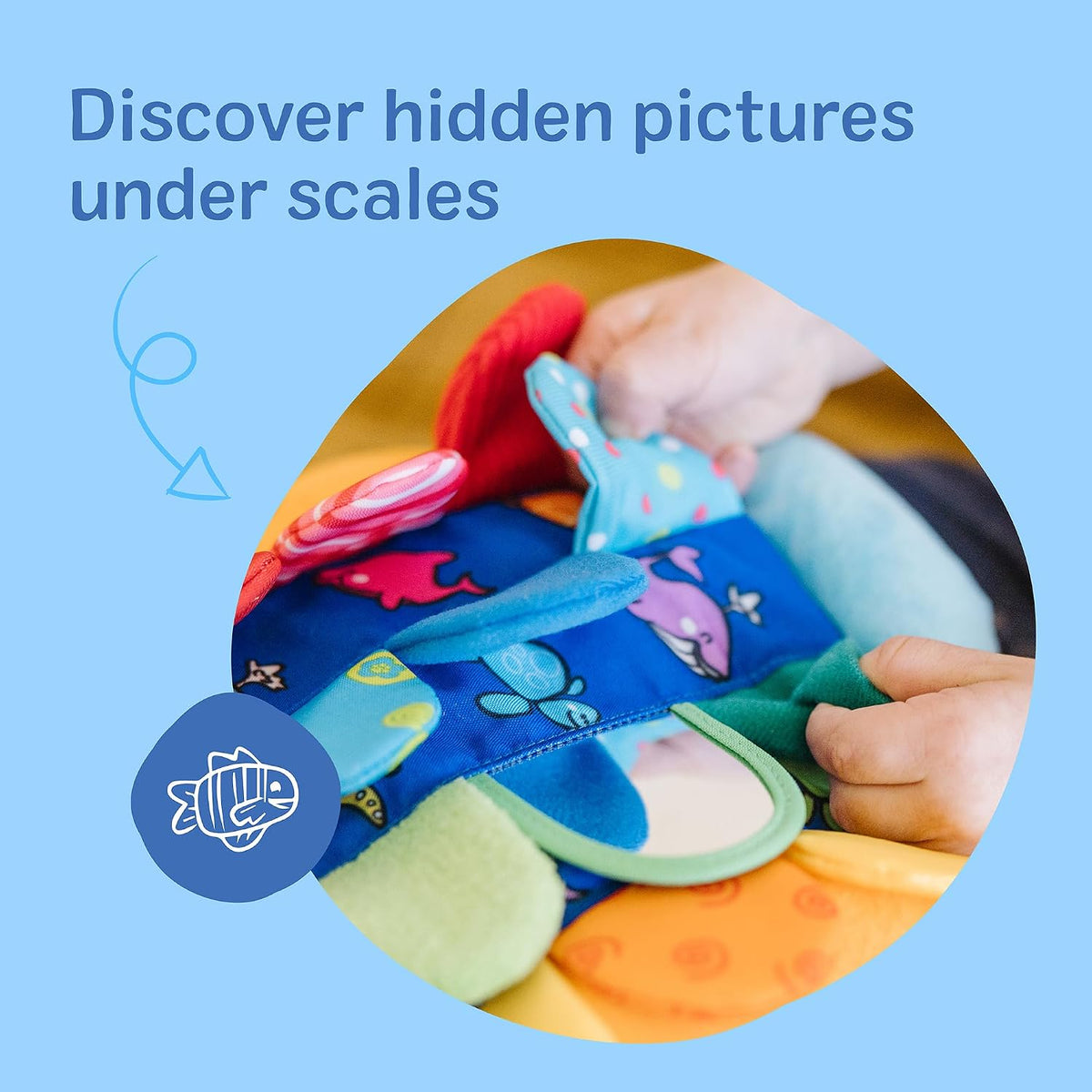 Melissa_&_Doug_K’s_Kids,_Flip_Fish_Stuffed_Animal,_Soft_Baby_Book,_Multi-Textured_Squeaking_&_Crinkling_Infant_Sensory_Toys_for_Babies_with_Baby_Mirror,_Tummy_Time_Toys_for_Infants_Ages_0–9_Months