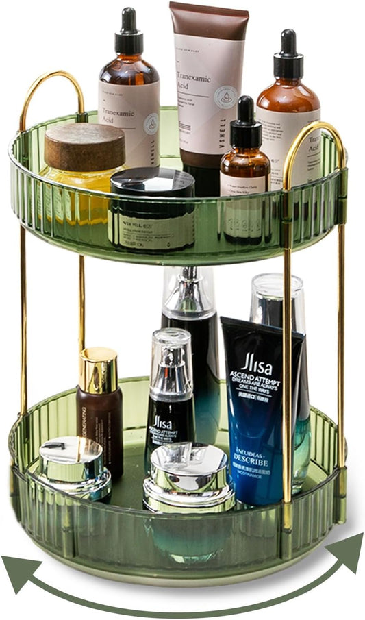 Asayuee_360_Rotating_Makeup_Organizer_for_Vanity,2_Tier_Large_Capacity_Skincare_Organizers,Bathroom_Counter_Organizer,_Spinning_Perfume_Organizer_&_Vanity_Organizer_(Green-2_Tier)