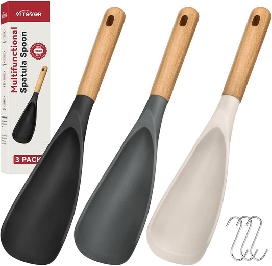 3_PACK_Cooking_Spoon_Spatula_for_Nonstick_Cookware,_Heat_Resistant_Silicone