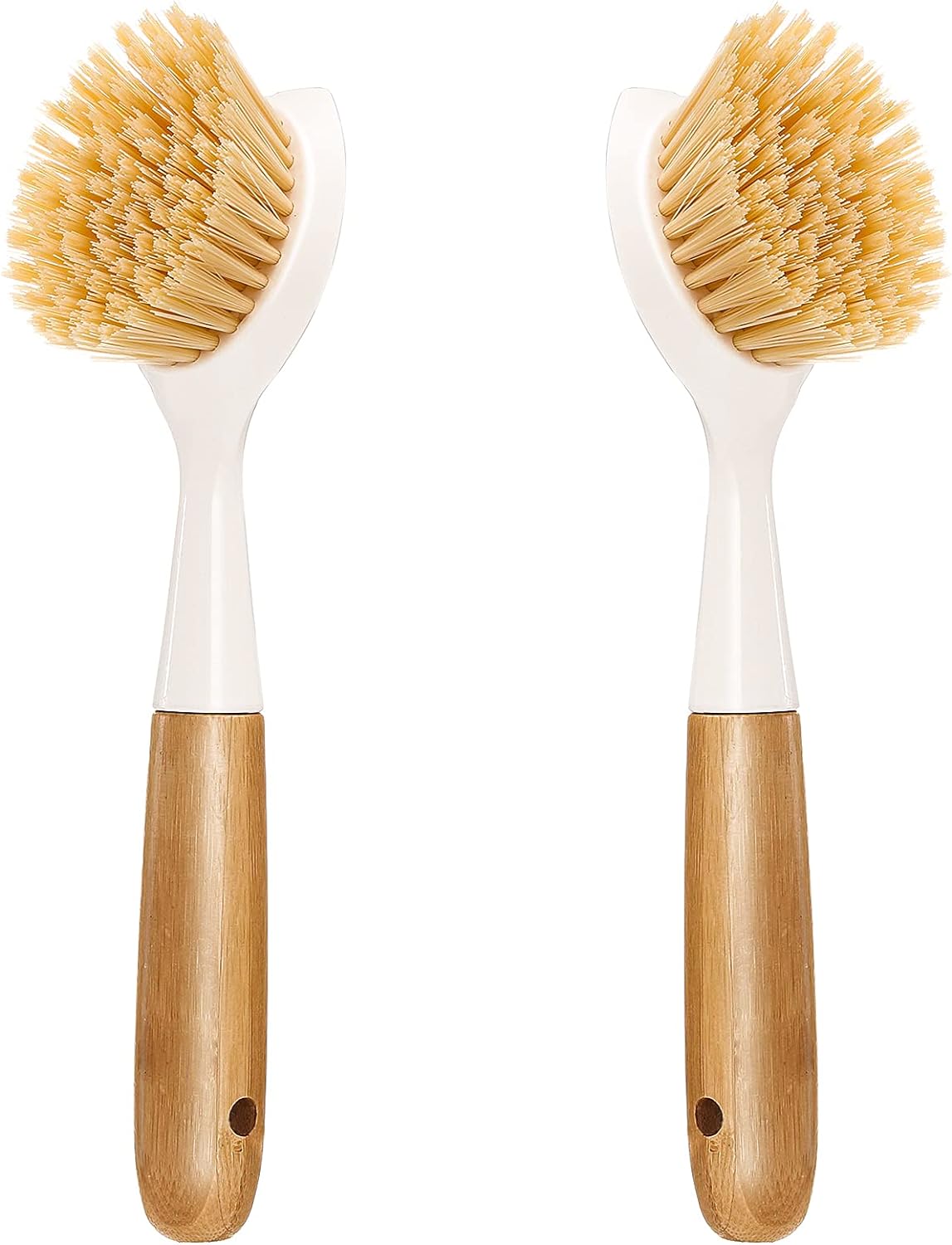 2_Pack_Kitchen_Dish_Brush_Bamboo_Handle_Dish_Scrubber_Built-in_Scraper_|_Scrub_Brush_for_Pans,_Pots,_Kitchen_Sink_Cleaning,_Dishwashing_and_Cleaning_Brushes_are_Perfect_Cleaning_Tools,_White