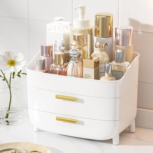 Vtopmart_3-Tier_Skincare_Makeup_Organizer_with_Drawers,_White