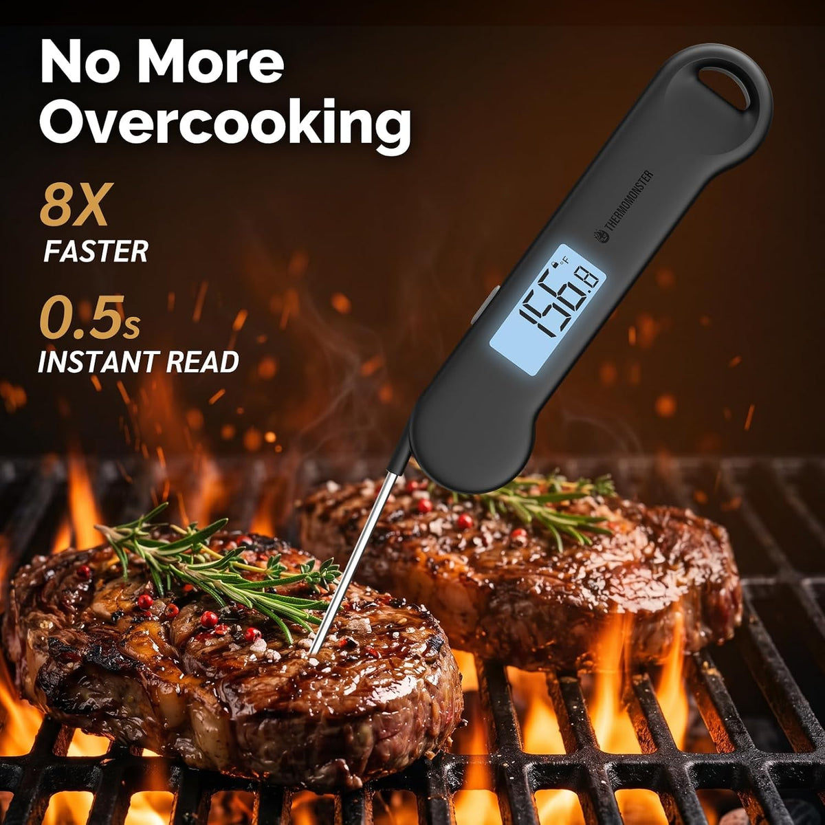 0.5_Sec_Instant_Read_Grill_Meat_Thermometer_Digital_Food_Cooking_BBQ,_Black
