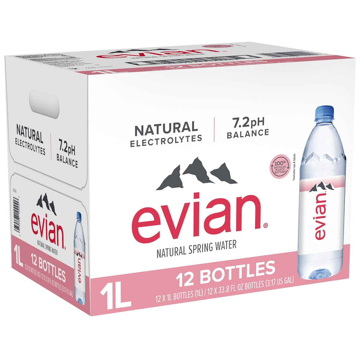 Evian_Natural_Spring_Water,_1_L_bottle,_12_pack