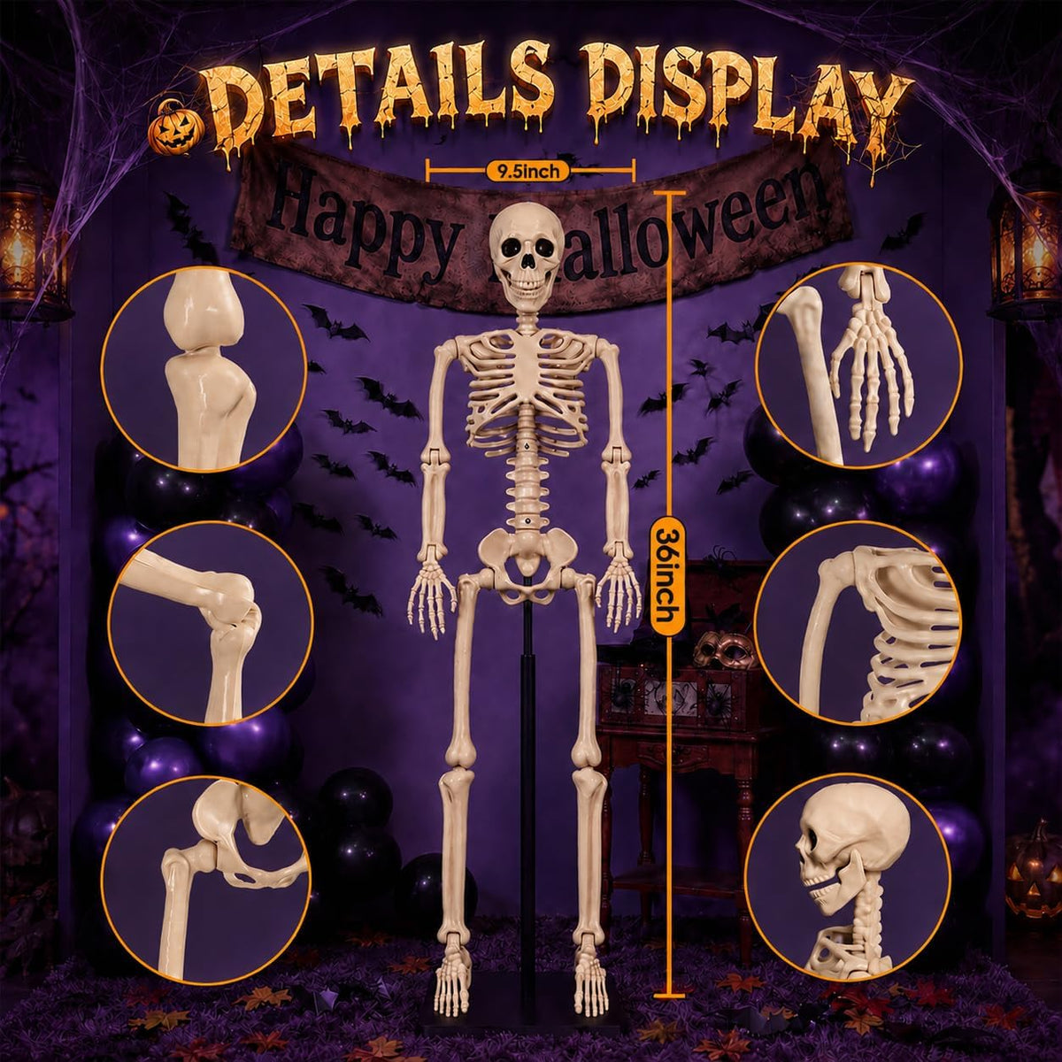 Abakuku_2_Pack_36"_Halloween_Skeleton_Decorations,Human_Bones_for_Halloween_Party_with_Movable_Joints,for_Haunted_Houses,_Front_Lawn,_Graveyard_Props