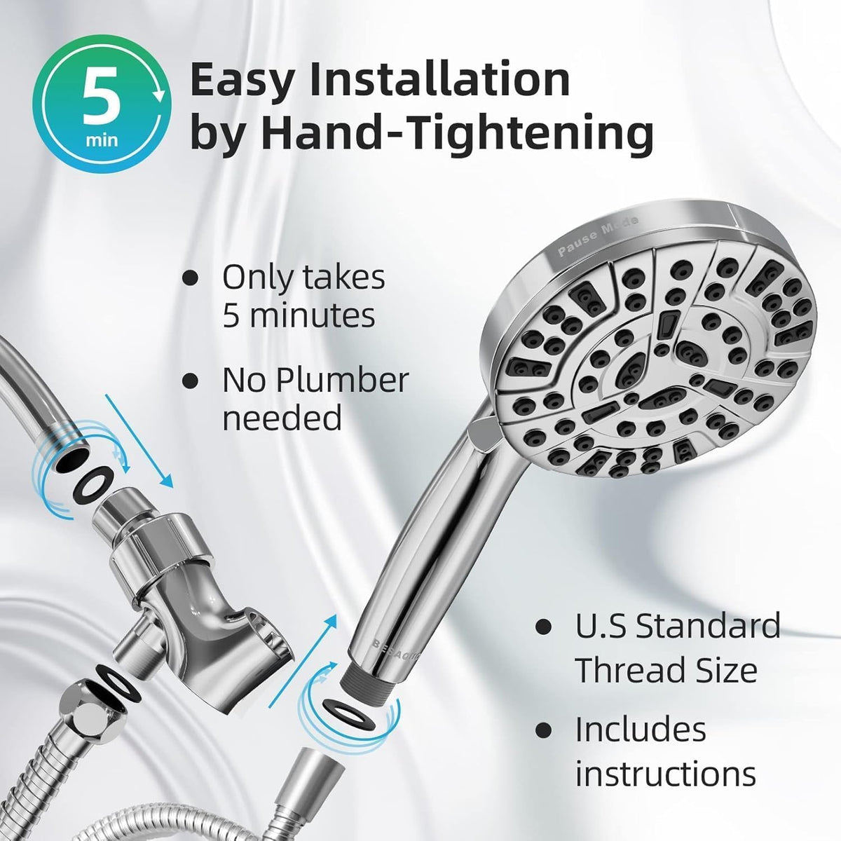 BESAQUO_9_Functions_High_Pressure_Handheld_Shower_Head_with_Power_Wash