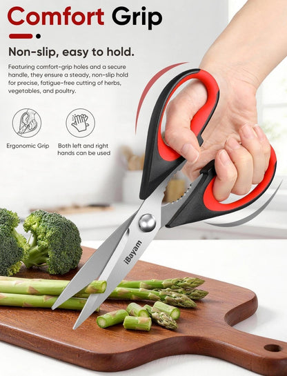 iBayam_Kitchen_Scissors_Shears_All_Purpose_Heavy_Duty,_Protective_Sheath