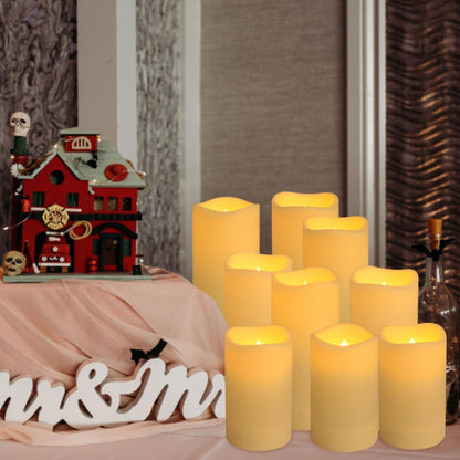 YOROXRG_Set_of_24_Waterproof_Outdoor_Flameless_Candles,_LED_Candles_with_4_Remote_and_Timer,(H_4"_5"_6"_x_D_2.2"),for_Christmas,Halloween,Wedding,Festival