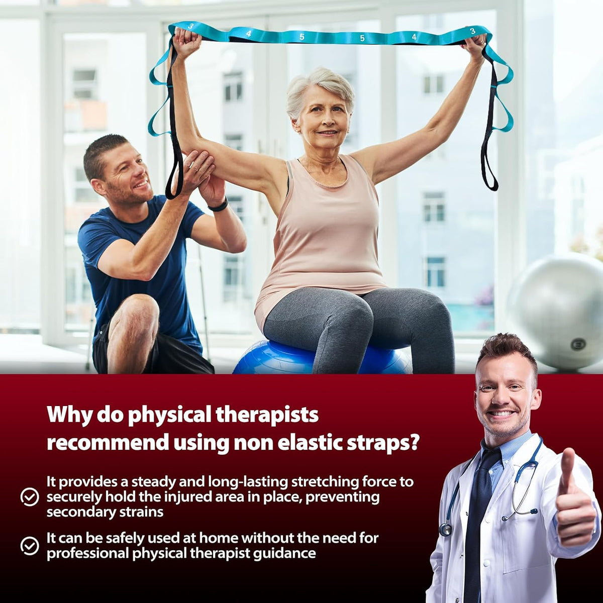 Acozycoo_Stretching_Strap_with_Loops_for_Physical_Therapy,Knee,Calf,Back