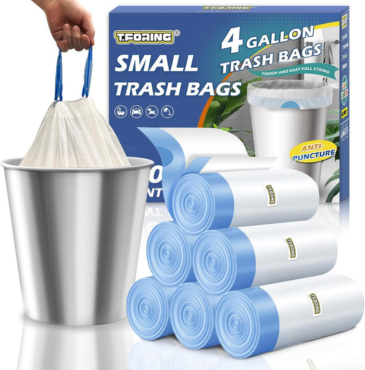 Small_Trash_Bags_4_Gallon_Drawstring,1.1_Mil,Unscented,120_Count