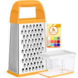 Cheese Grater With Container Box Grater Stainless Steel Kitchen