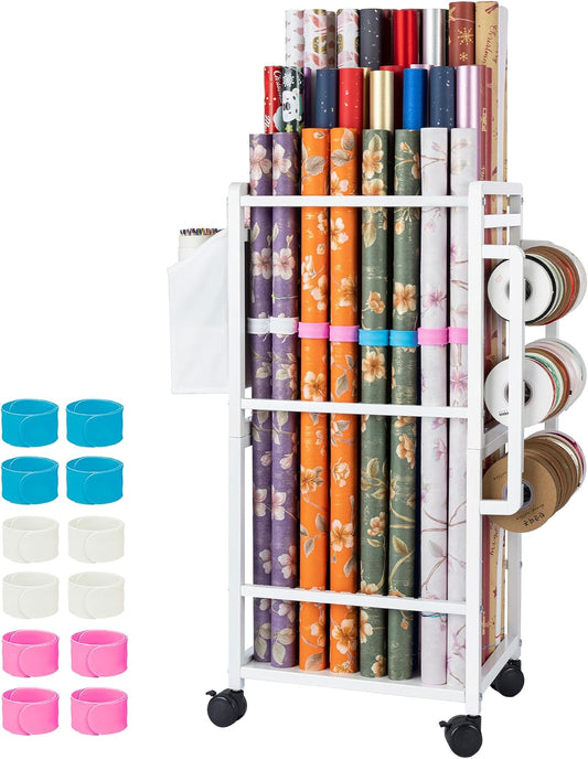 Aquzee_Wrapping_Paper_Storage,_Gift_Wrapping_Paper_Organizer_Storage,_White