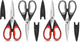 Black Red, Black Gray - 8.7-inch 4-Pack
