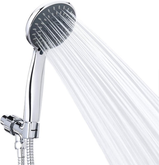Briout_Handheld_Shower_Head_High_Pressure_5-Settings_with_Hose,_Chrome