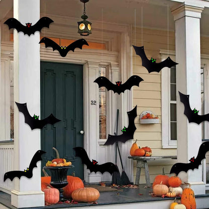 YUJUN_Halloween_Hanging_Bats_for_12PCS_3D_Halloween_Yard_Outdoor_Decoration