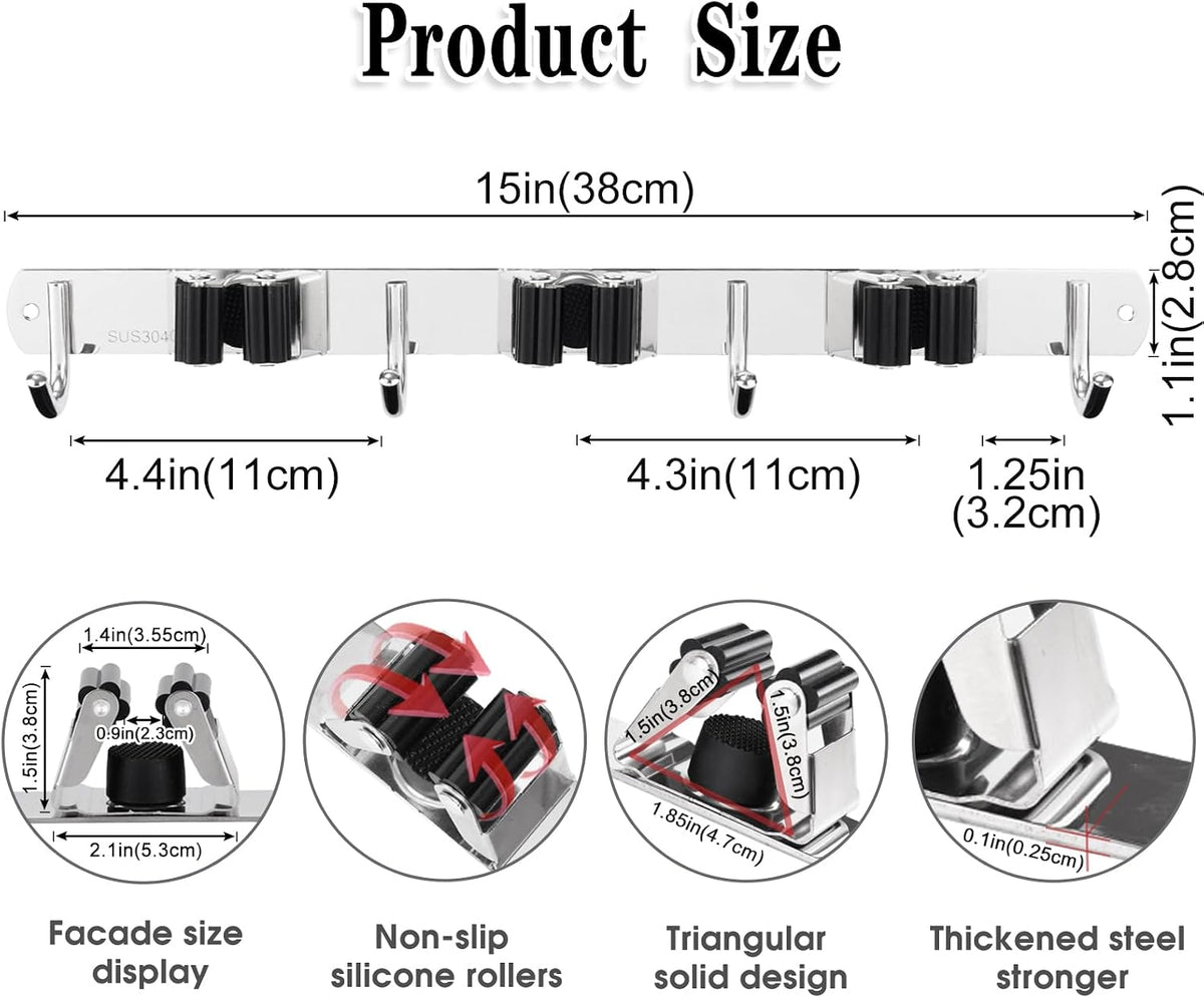 AceMining_Broom_Holder_Wall_Mount,_3_Racks_4_Hooks_Heavy_Duty_Mop_Organizer
