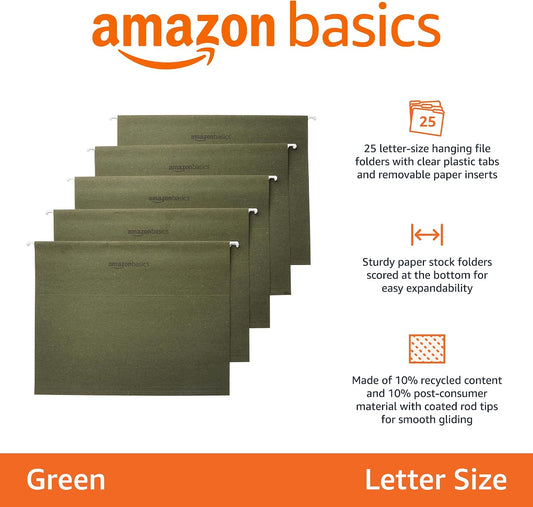 Amazon_Basics_Hanging_File_Folders_with_Adjustable_Tabs,_Sturdy_Expandable_Document_Organizer,_Letter_Size_8.5x11_inch,_Green,_25-Pack