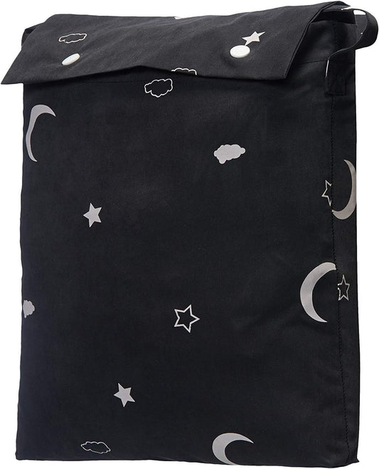 Amazon_Basics_Portable_Room_Darkening_Blackout_Curtain_Shade_with_Suction_Cups,_Noise_Reduction,_50"W_x_78"L,_Moon_and_Stars,_1-Pack