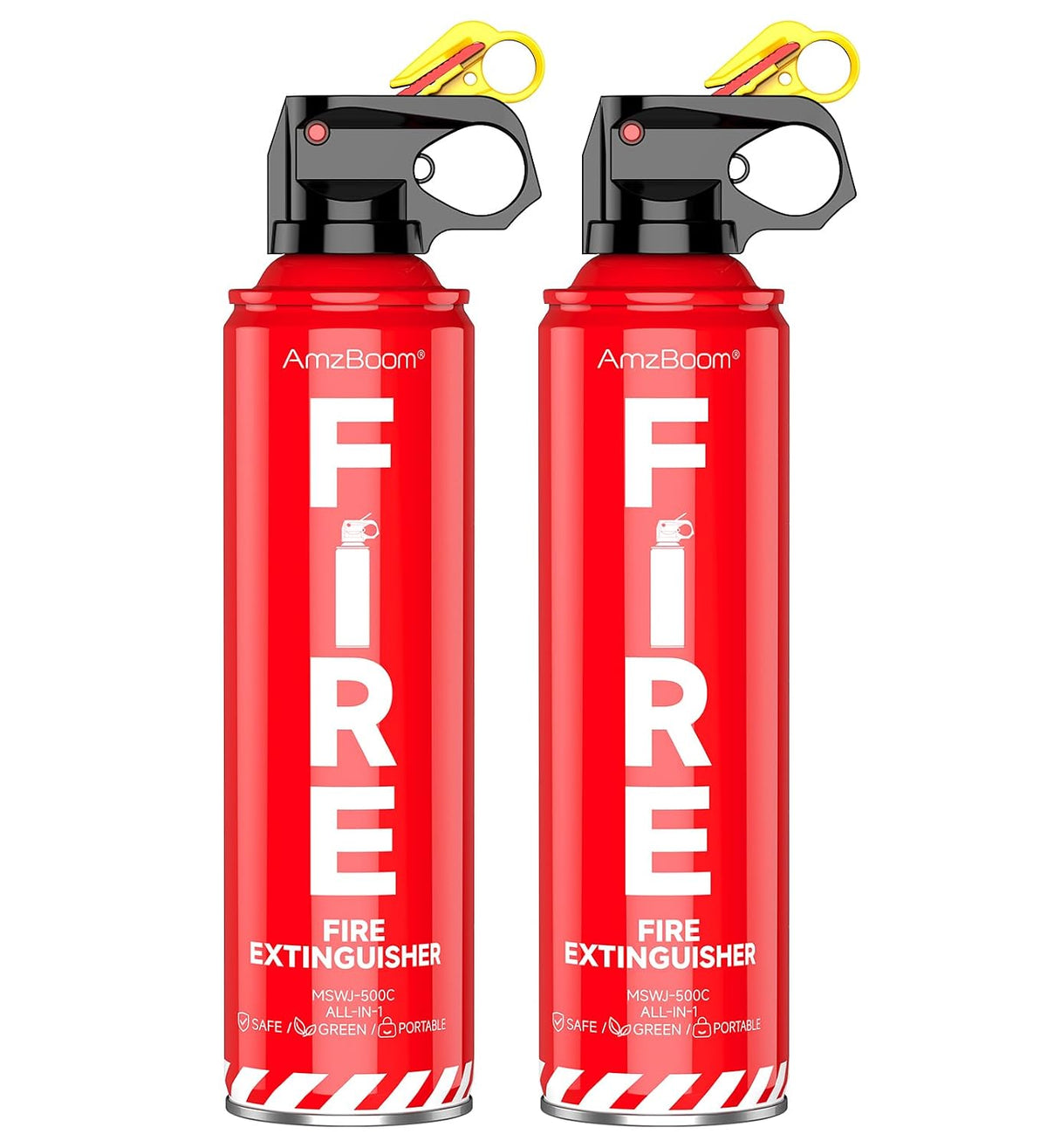 AmzBoom_2-Pack_Fire_Extinguisher_for_Home,_Kitchen,_Car,_and_Grill_with_Mounting_Bracket–_Extinguishing_Spray,_Compact_A,_B,_C,_K_–_Eco-Friendly,_Prevents_Reignition.
