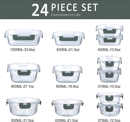 M_MCIRCO_24_Piece_Glass_Food_Storage_Containers_with_Lids,Gray
