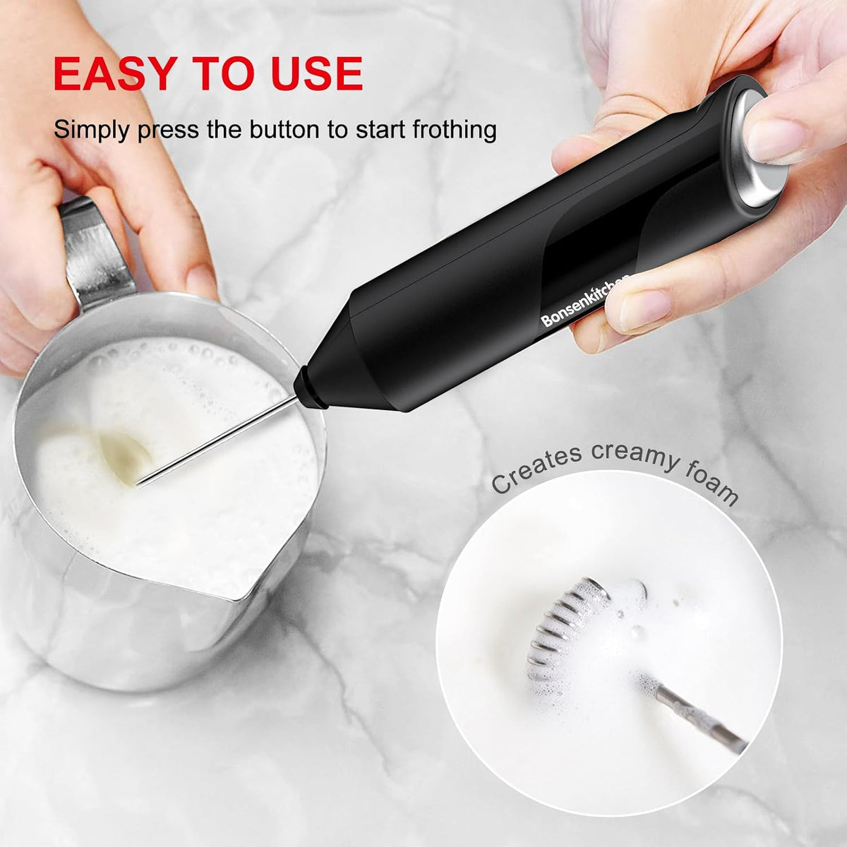 Bonsenkitchen_Milk_Frother_for_Coffee,_Battery_Operated,_Black