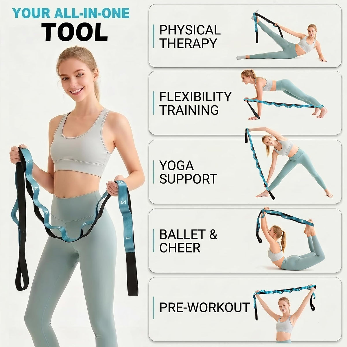 Acozycoo_Stretching_Strap_with_Loops_for_Physical_Therapy,Knee,Calf,Back