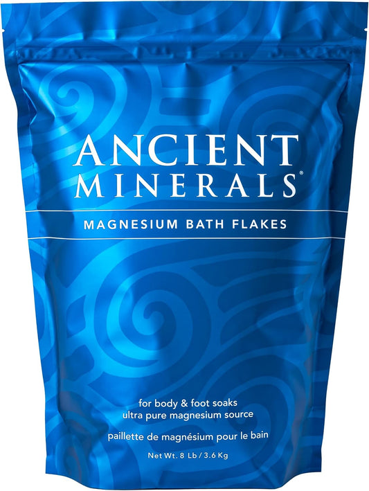 Ancient_Minerals_Magnesium_Bath_Flakes,_Epsom_Salt_Alternative,_8lb_|_Pure_Zechstein_magnesium_chloride_flakes_for_soaking_&_whole-body_replenishment._8_lb_resealable_bag.