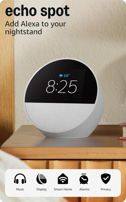Amazon_Echo_Spot_(newest_model),_Great_for_nightstands,_offices_and_kitchens,_Smart_alarm_clock,_Designed_for_Alexa+,_Glacier_White