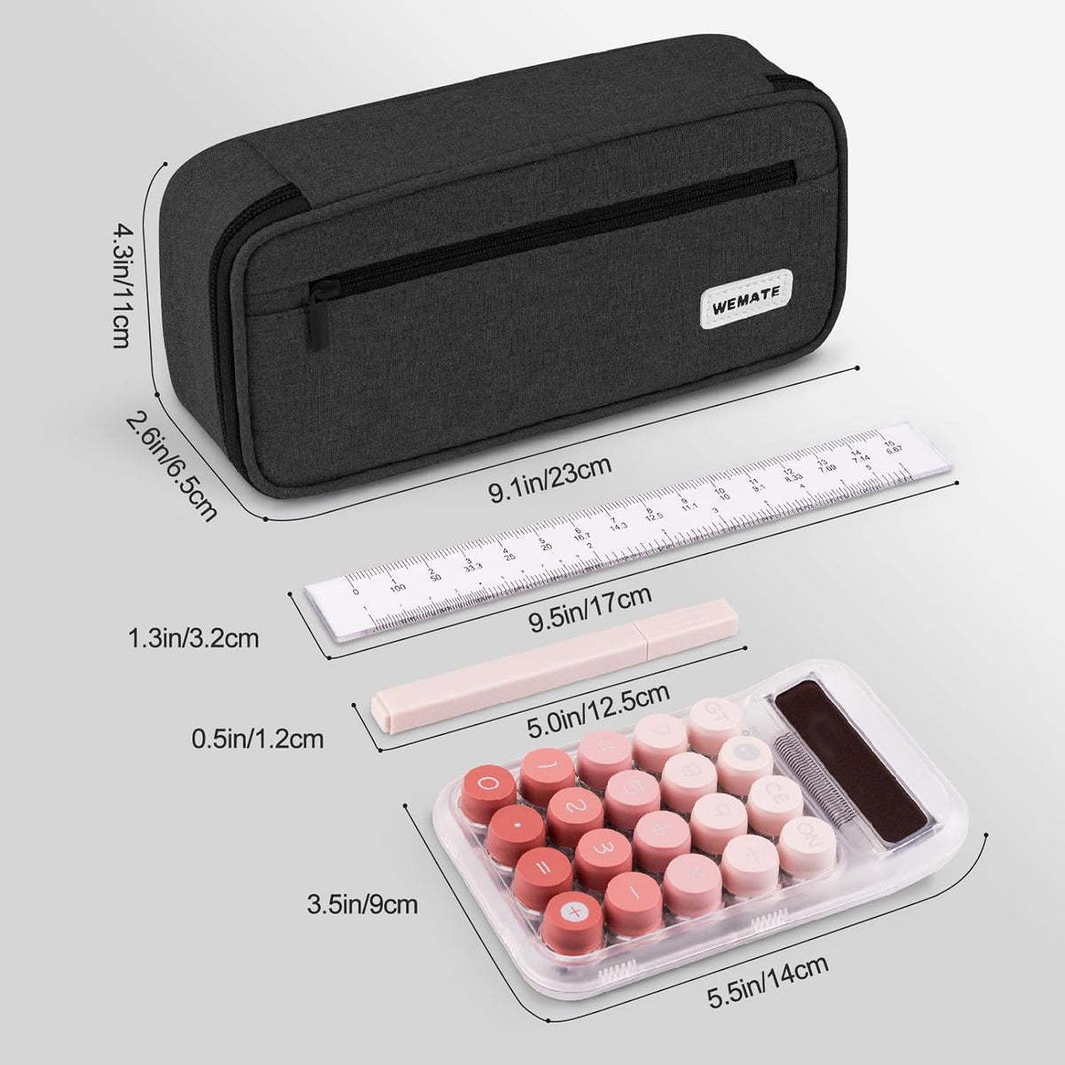 WEMATE_Pencil_Case,_Large_Storage_Organizer,_Makeup_Bag,_Teacher_Must_-_have,_Big_Pencil_Pouch,_Marker_Case_for_College