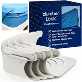 Zlumber Lock US Patented Bed Sheet Holders for Corners