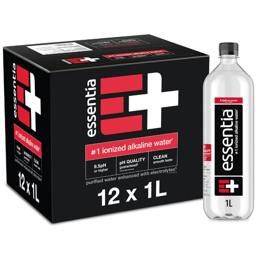 Essentia_Ionized_Alkaline_Water,_9.5+_pH,_99.9%_Pure,_12_x_1L