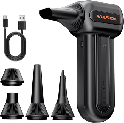 WOLFBOX_MF60_Compressed_Air_Duster,_3-Speed_Adjustable,_Electric,_Cordless